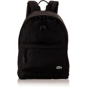 Lacoste Solid Canvas Backpack