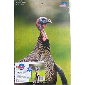 51489: Reactive 12" x 18" Turkey Target 10 Pack