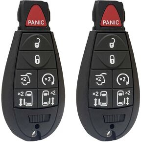 Remote Key Fob Fobik Compatible for Chrysler Town and Country Dodge Grand Caravan 2008 2009 2010 2011 2012 2013 2014 2015 2016 Volkswagen Routan 2009-2012 Keyless Entry Remote Control(FCCID: IYZ-C01C)