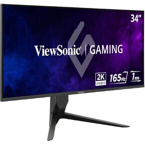 ViewSonic VX3418-2K 34 Inch 21:9 1440p 1ms 165Hz Gaming Monitor with FreeSync Premium, Eye Care, HDMI, DisplayPort and USB