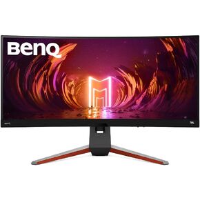 شاشة الألعاب المنحنية BenQ MOBIUZ EX3415R مقاس 34 بوصة 2K 1440p 144 هرتز 1 مللي ثانية مع جهاز تحكم عن بعد | IPS | HDRi | DCI-P3 | 1900R | محسن الألوان | Freesync Premium Pro | الارتفاع والدوران والإمالة | 2.1 قناة مع 5 وات فرعية | محور USB in Kuwait