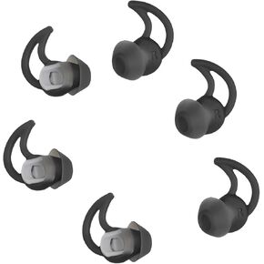 3 Pairs Silicone Replacement Earbud Tips Compatible with Bose QC20/QC30/SoundSport Free Headphone