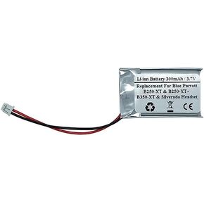 300mAh 3.7V Replacement Battery for VXI Blue Parrott B350-XT, BT250-XT, B250-XT+, BT900 HS393, Roadwarrior Silverado Wireless Headsets