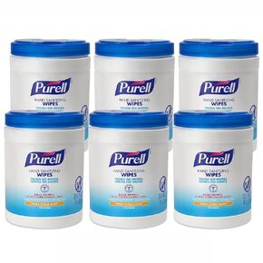 PURELL®, GOJ911112EA, Textured Sanitizing Wipes, 100 / Each, White