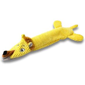 Dog Toys, Squeaky Plush No Stuffing Crinkle Dog Toy for Small Medium Large Dogs, Interactive Puppy Teething Water Bottle Dog Chew Toy