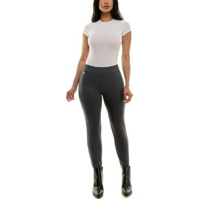 Zac & Rachel Women's Pull on Ankle Pant with Metal Tab
