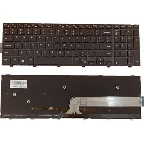 Laptop Replacement US Layout Whith Backlight Keyboard for DELL Inspiron 15 5000 Series 5542 5543 5545 5547 5548 5552 5557 5558 5559, 15 3000 Series 3541 3542 3543 3552 3553 3558 3559