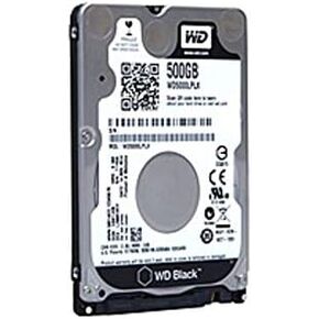 WD Black WD5000LPLX 500 GB Hard Drive - SATA (SATA/600) - 2.5" Drive - Internal - 7200rpm - 32 MB Buffer (Renewed)