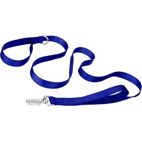 Country Brook Petz - Deluxe Nylon Dog Leash with Traffic Handle and Extra Secure Snap - 30+ Colors (6 Foot, 1 Inch Wide, Teal)