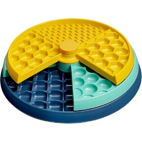 Interactive Spinning Dog Puzzle Toy and Slow Feeder, Dog Enrichment Toys, Dog Game for IQ Tanning and Mental, Food Bowls for Small,Medium and Large Dogs