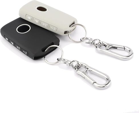 TANDRIVE Key Fob Cover for 2024-2019 Mazda CX-5 CX-30 CX-50 CX90 3 6 CX-9 MX-5 Miata, Silicone, 4-Button, 2-Pack, Black in Saudi Arabia