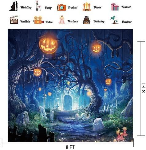5X7FT Halloween Backdrops for Photography Halloween Photo Backdrop Halloween Party Decorations Halloween Theme Party Decorations Backdrop CY030 in Kuwait