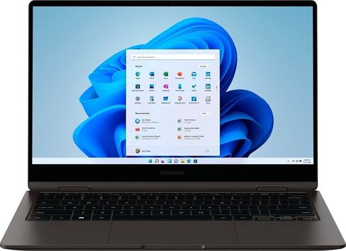 SAMSUNG Galaxy Book2 360 شاشة 13.3 بوصة تعمل باللمس كمبيوتر محمول Intel الجيل الثاني عشر Core i5 8GB ذاكرة 256GB SSD - جرافيت (متجدد) in Saudi Arabia