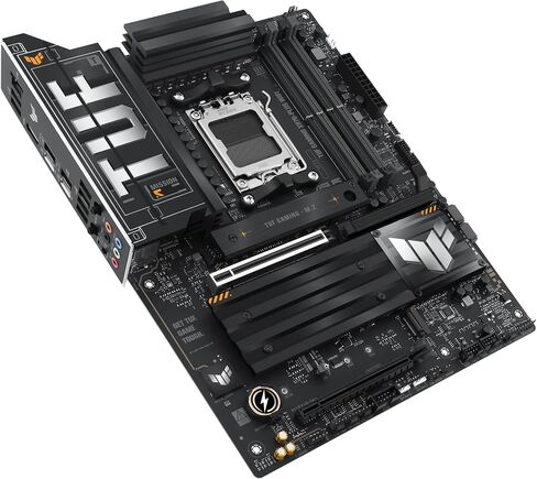 ASUS TUF Gaming X870-PLUS WiFi AMD AM5 X870 ATX Motherboard, 16+2+1, 80A SPS Power Stages, DDR5, PCIe 5.0 Ready, Four M.2 Slots, Wi-Fi 7, 2.5Gb LAN, HDMI, USB4® 40Gbps, SATA 6 Gbps, USB 20Gbps Type-C in Saudi Arabia