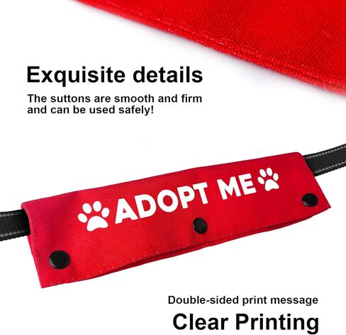 YROVWENQ Funny Dog Leash Red Wrap for Dog Ropes with Ignore Sign (Adopt Me) in Saudi Arabia