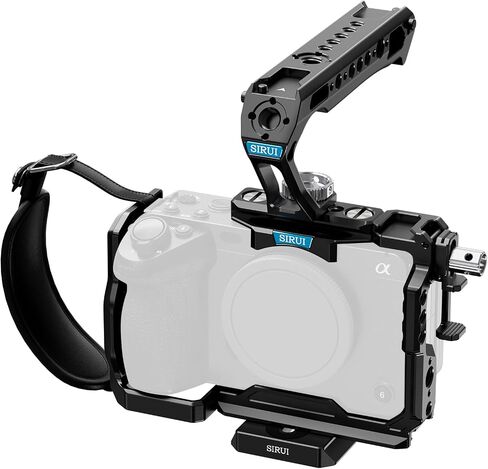 SIRUI Full Cage for Panasonic LUMIX S5II/S5IIX, Arca-Swiss Compatible, with 1/4"-20 Threaded Holes, ARRI 3/8"-16 Locating Holes, Cold Shoe and NATO Rail in Kuwait