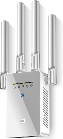 2025 موسع إشارة موسع tecc WiFi، موسع معزز الإنترنت طويل المدى للمنزل، شبكة Wi-Fi 6X أسرع مكرر WiFi لاسلكي مع منفذ إيثرنت، تغطية أوسع من أي وقت مضى، إعداد بنقرة واحدة in Saudi Arabia