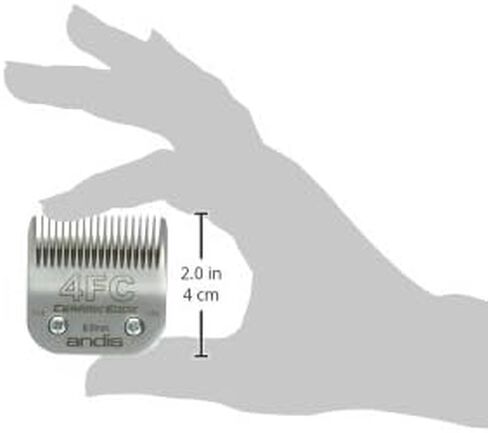 شفرة قص الحيوانات الأليفة من الفولاذ المصبوغ بالكربون من Andis CeramicEdge، مقاس 4FC، طول القطع 3/8 بوصة (64295) in Kuwait