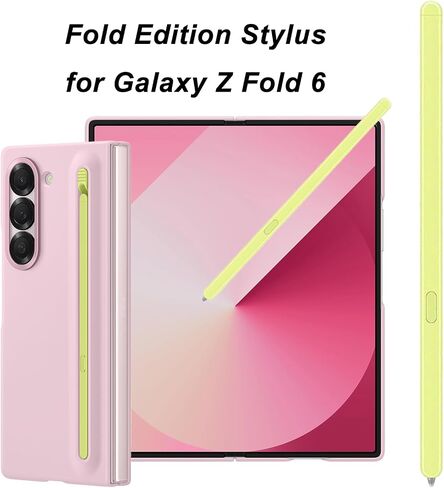 Galaxy Z Fold 6 S Pen Fold Edition for Samsung Galaxy Z Fold 6 5G Stylus Pen,S Pen 6 Fold Edition for Galaxy Z Fold 6 5G Stylus with Replacement Nibs/Tips,EJ-PF946BBEGUS(Black) in Saudi Arabia