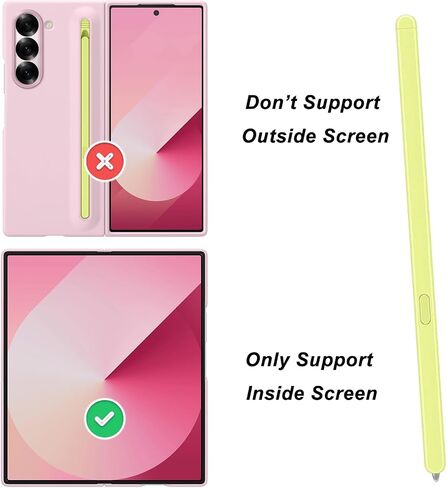 Galaxy Z Fold 6 S Pen Fold Edition for Samsung Galaxy Z Fold 6 5G Stylus Pen,S Pen 6 Fold Edition for Galaxy Z Fold 6 5G Stylus with Replacement Nibs/Tips,EJ-PF946BBEGUS(Black) in Saudi Arabia