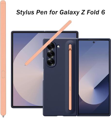 Galaxy Z Fold 6 S Pen Fold Edition for Samsung Galaxy Z Fold 6 5G Stylus Pen,S Pen 6 Fold Edition for Galaxy Z Fold 6 5G Stylus with Replacement Nibs/Tips,EJ-PF946BBEGUS(Black) in Saudi Arabia