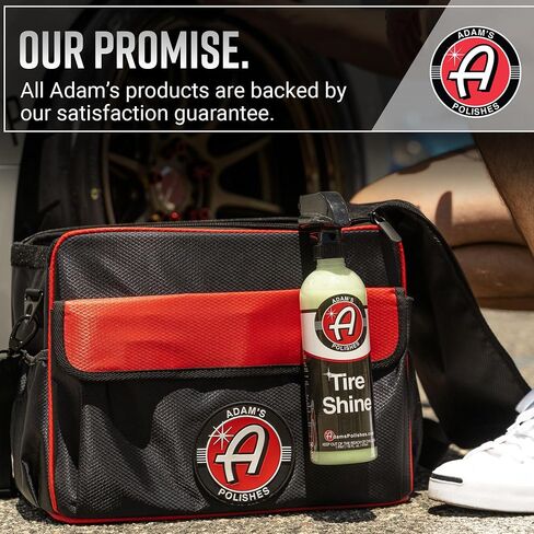 Adam's Tire Shine Gallon - Spray Tire Dressing W/ SiO2 For Non Greasy Car Detailing | Use W/Tire Applicator After Tire Cleaner & Wheel Cleaner | Gives A Ceramic Coating Car Wax Like Tire Protection in Saudi Arabia