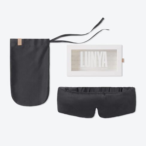 Lunya Washable Silk Sleep Mask - Hushed Tan, Large in Saudi Arabia