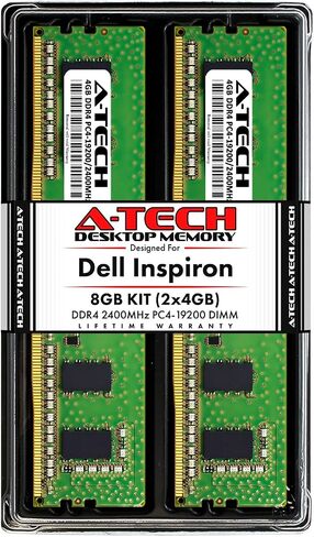 A-Tech 16GB RAM for Dell Inspiron 3268, 3668, 5675, 5676 | DDR4 2400MHz DIMM PC4-19200 288-Pin Non-ECC UDIMM Desktop Memory Upgrade Module in Saudi Arabia