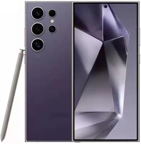 Galaxy S24 Ultra S Pen Replacement for Samsung Galaxy S24 Ultra Stylus Touch S Pen (WithBluetooth) All Versions + 5 x Nibs (Violet-Gray) in Saudi Arabia