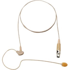 AKG Acoustics C111LP High Performance Lightweight Omnidirectional Ear Hook Microphone, 60Hz-15kHz Frequency Response, 1.8kOhms Impedance, 3 Pin Mini XLR Connector