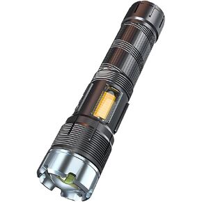 WARSUN Versatile Zoom Flashlight - Aluminum, Long-Range Beam, USB-C Rechargeable