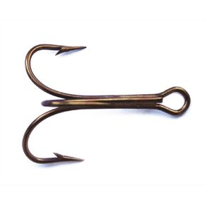 Mustad 3551 Classic Treble Standard Strength Fishing Hooks | Tackle for Fishing Equipment | Comes in Bronz, Nickle, Gold, Blonde Red