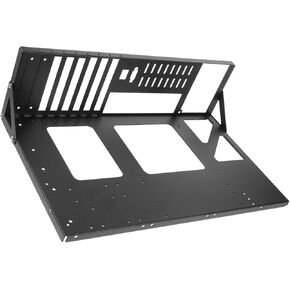 HOMSFOU Motherboard Holder Metal Motherboard Metal Bracket Motherboard Bracket Motherboard Shelf Motherboard Backplate Bracket Hardware Brackets Cold Rolled Steel Plate Computer Chassis