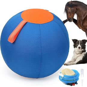ETIAL Herding Ball for Dogs 18 Inch with Tab Self-Entertaining Pet Training Ball