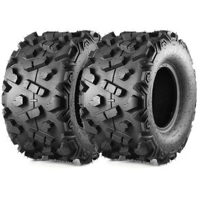 إطارات MaxAuto 19x7-8 ATV 19x7.00-8 إطارات دراجة صغيرة AT19x7-8 إطارات 19x7x8 UTV للطرق الوعرة، 6 طبقات بدون أنبوب، مجموعة من 2