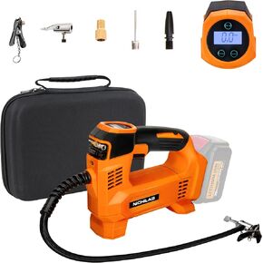 Tire Inflator for DEWALT 20V MAX Battery, Portable Air Compressor Auto Tire Pump with Digital Pressure Gauge 120PSI for Car, Truck, Bikes, Ball (Tool Only, NO Battery)