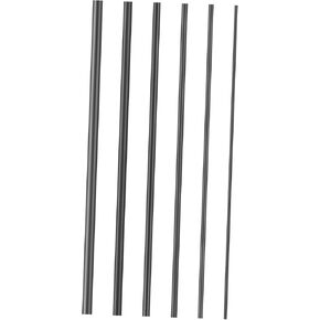 BESPORTBLE 6pcs Built God Tough Good Fishing Fishing Accessories Fishing Rod Carbon Fiber Rods Fishing Pole Repair Supplies Refit Carbon Rod Fishing Supplies Connector Lure Pole