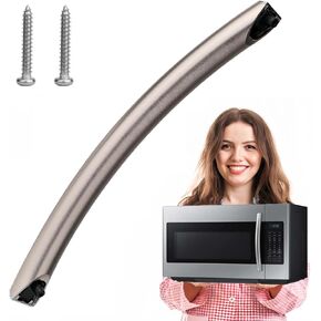 DE94-04313F Microwave Door Handle - ME16A4021AS Microwave Door Handle, Fit for Samsung ME16A4021AS ME17R7011ES Microwave Door Handle with 2 Screws
