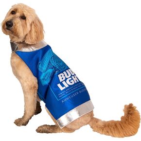 Rasta Imposta Bud Light Can Dog Costumes Pet Beer Drink Dress Up Clothes Costume, Pet Size 2X-3X