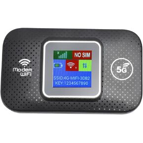 4G LTE Mobile WiFi Hotspot for European, Color Screen Wireless Internet Router Devices with SIM Card Slot, Connects Up to 10 Devices, Secure Encrypted Router, Genericf7g05akvcr