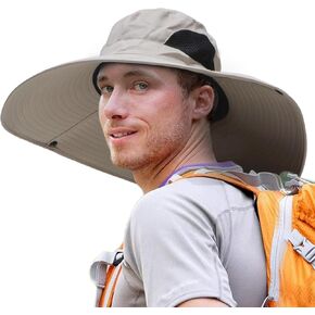 Super Wide Brim Sun Hat for Men Women Camouflage Green…