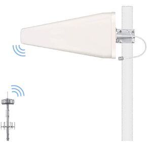 XRDS-RF 12 dBi Wideband Directional Antenna 4G/5G/LTE/Wi-Fi Universal Fixed Mount Outdoor High Gain LTE Antenna (698-5800 MHz)