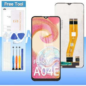 Screen Replacement for Samsung Galaxy A04e A042F A042M A042F/DS 6.5'' LCD Display Touch Digitizer Assembly with Tools