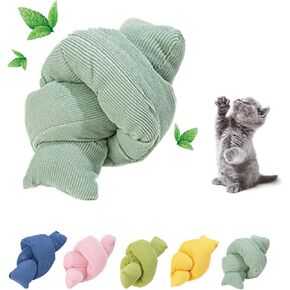 Catnip Toys for Cats, Cat Pillows for Indoor Cats, Cat Enrichment Toys for Indoor Cats, Kitten Teething Chew Toys, Interactive Cat Crinkle Toys for Interactive Playing (Pink)