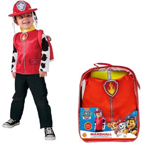 Paw Patrol Marshall Deluxe Costume Top, Hat and Pup Pack Red IMG G40366