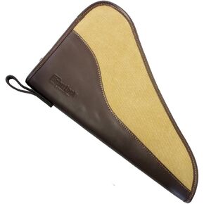 Birchwood Casey 10" Handgun Brown Leather/Tan Canvas - Black