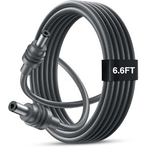 Starlink Mini DC Power Cable, Starlink Cable for Starlink Mini 6.6FT/2M, Starlink Mini DC to DC Power Charging Cable Extension Replacement Cable Cord Waterproof Outdoor in Kuwait