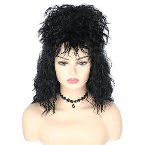 Men's Grass Green Old Man Wig Short Bald Cap Grandpa Wig Halloween Party Costume Accessories Wig