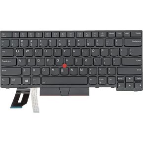 Replacement Keyboard for Lenovo Thinkpad T14 Gen 1 & T14 Gen 2, Thinkpad P14s Gen 1 & P14s Gen 2 Laptop with Backlit US Layout P/N: 5N20V43760 SN20V43688