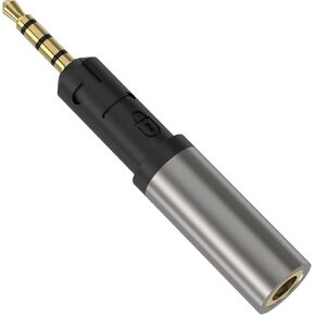 Geekria 2.5mm Male to 3.5mm (1/8'') Female Stereo Audio Jack Adapter, Audio Adapter Conversion Audio Plug, Gold Plated Convert Connector Adapter